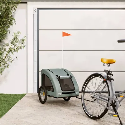 vidaXL Remorque de vélo pour chien Oxford