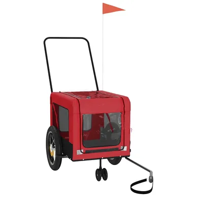 vidaXL Remorque de vélo pour chien Oxford
