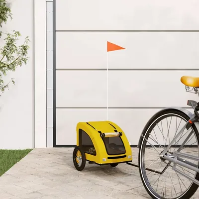 vidaXL Remorque de vélo pour chien Oxford