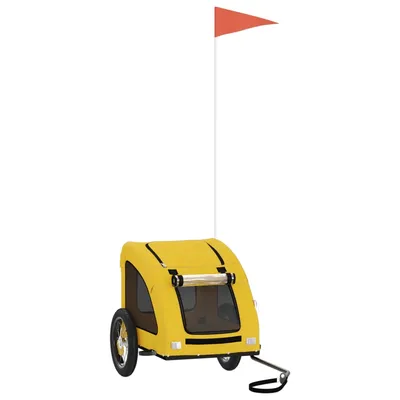 vidaXL remorque de vélo pour animaux de compagnie Fer