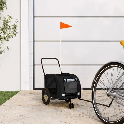 vidaXL Remorque de vélo pour chien Oxford