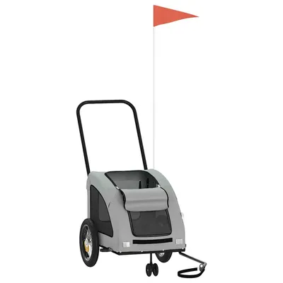 vidaXL Remorque de vélo pour chien Oxford