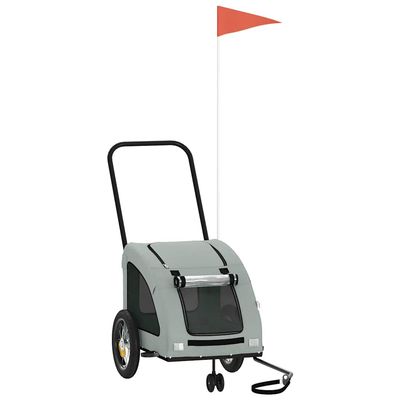vidaXL remorque de vélo pour animaux de compagnie
