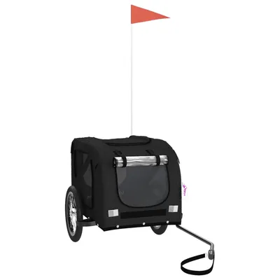 vidaXL remorque de vélo pour animaux de compagnie Fer