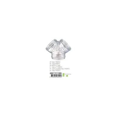 Tube Y Rody gris transparent taille ø 5 cm pour rongeur
