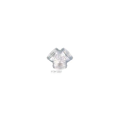 Tube Y Rody gris transparent taille ø 5 cm pour rongeur