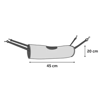 Tunnel pour furet CLAVIO 45 x 20 cm pour rongeur
