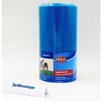 Trixie - Tunnel de jeu, extensible ø 10 cm 19/75 cm, rat