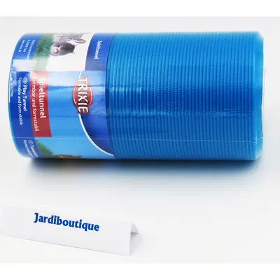 Trixie - Tunnel de jeu, extensible ø 10 cm 19/75 cm, rat