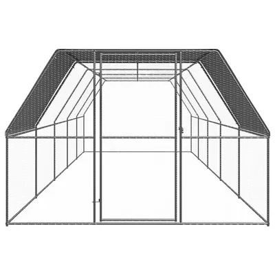 vidaXL cage à poules Acier
