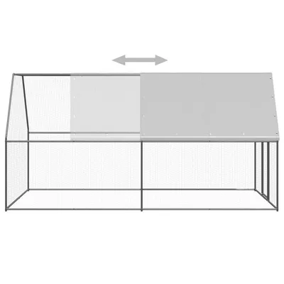 vidaXL cage pour poulets Acier vidaXL cage pour poulets Acier