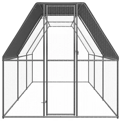vidaXL cage pour poulets Acier