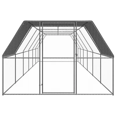 vidaXL cage pour poulets Acier
