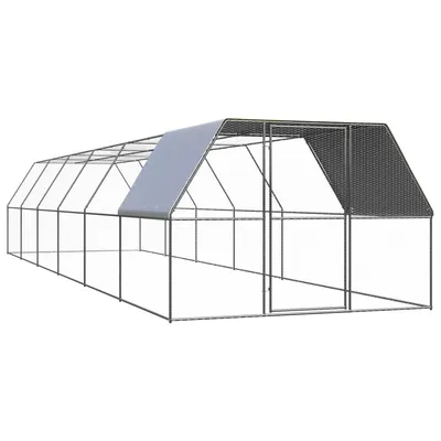 vidaXL cage pour poulets Acier