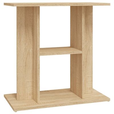 vidaXL support pour aquarium Bois d'ingénierie