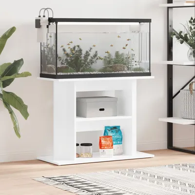 vidaXL support pour aquarium Bois d'ingénierie