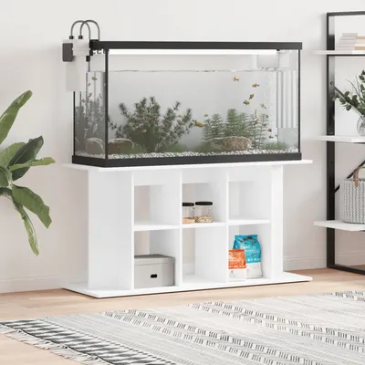 vidaXL support pour aquarium Bois d'ingénierie
