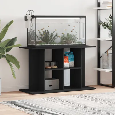 vidaXL support pour aquarium Bois d'ingénierie