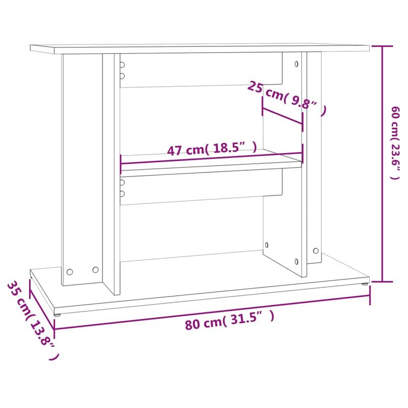 vidaXL support pour aquarium