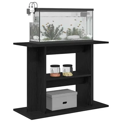 vidaXL support pour aquarium Bois d'ingénierie
