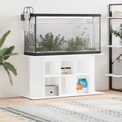 vidaXL support pour aquarium Bois d'ingénierie