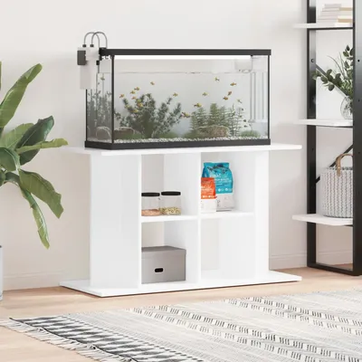 vidaXL support pour aquarium Bois d'ingénierie
