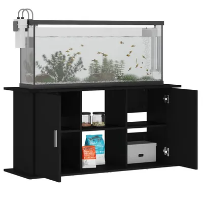 vidaXL support pour aquarium Bois d'ingénierie