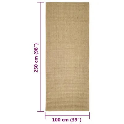 vidaXL - Tapis en sisal - Griffoir 100x250 cm vidaXL - Tapis en sisal - Griffoir 100x250 cm