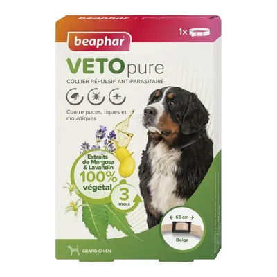 VETOpure, collier répulsif antiparasitaire pour chien/chiot - Beaphar