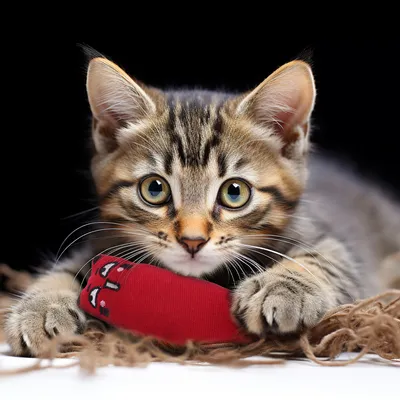 Lot de 3 jouets en peluche pour chat Pet Planet