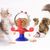 Pet Planet Jouet en peluche pour chat Caterpillar