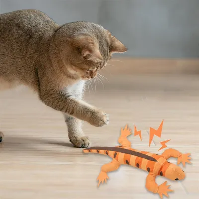 Pet Planet Peluche lézard pour chats