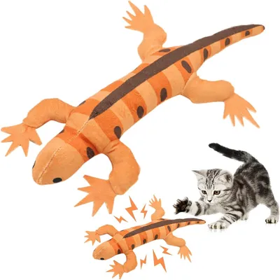 Pet Planet Peluche lézard pour chats