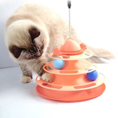 FurryFusion Jouet pour chat à plateau tournant