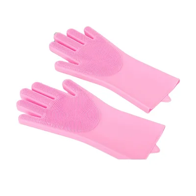 FurryFusion Gants en silicone pour laver les animaux de compagnie