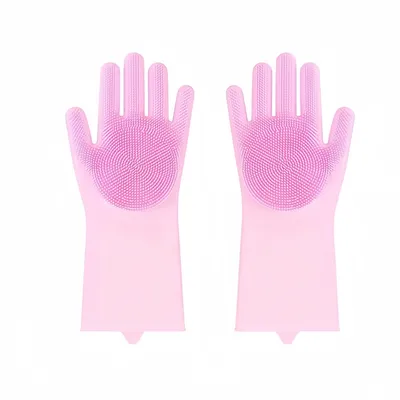 FurryFusion Gants en silicone pour laver les animaux de compagnie
