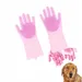 FurryFusion Silikonhandschuhe zum Waschen von Haustieren