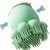 FurryFusion Brosse de bain en silicone en forme de pieuvre