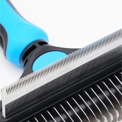 FurryFusion Peigne pour chien double usage