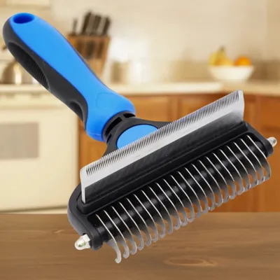 FurryFusion Peigne pour chien double usage