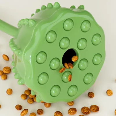 FurryFusion Boule à friandises en forme de lotus pour chien