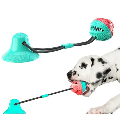 Distributeur de jouets pour chien Pet Planet avec ventouse Distributeur de jouets pour chien Pet Planet avec ventouse