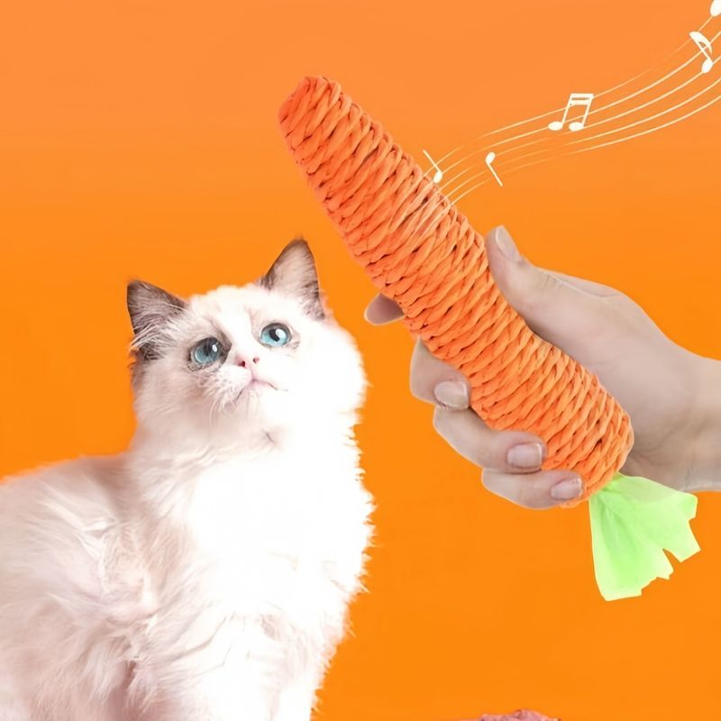 FurryFusion Jouet carotte pour chat