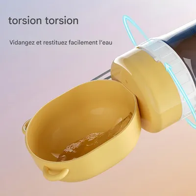FurryFusion Bouteille d'eau pour chien