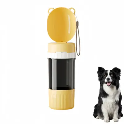 FurryFusion Botella de agua para perros
