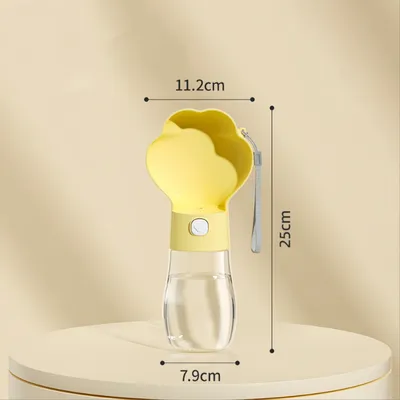 FurryFusion Bouteille d'eau portable pour chien 400ml