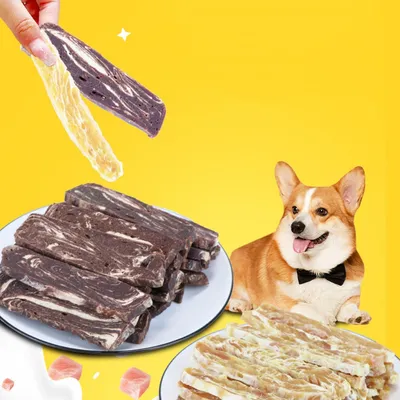 FurryFusion Friandises pour chiens, 400 g de bœuf séché