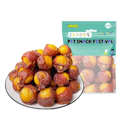 FurryFusion Friandises lyophilisées pour chiens, rouleaux de canard