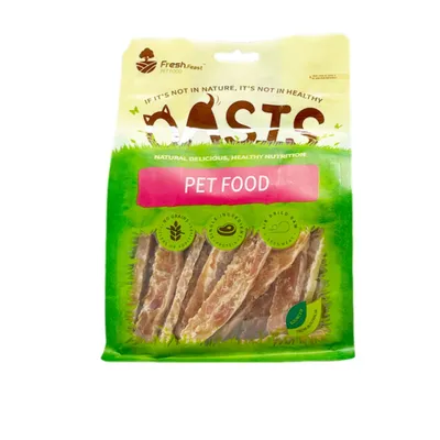 FurryFusion Premios para perros, 400 g de carne de pollo deshidratada