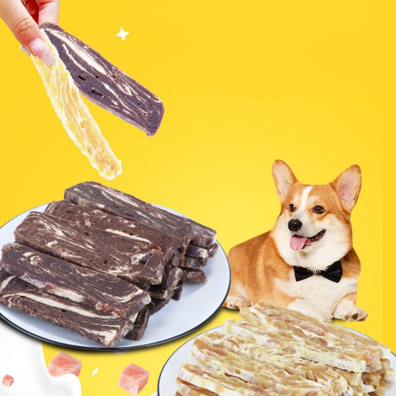 FurryFusion Friandises pour chiens, 400 g de viande de poulet séchée